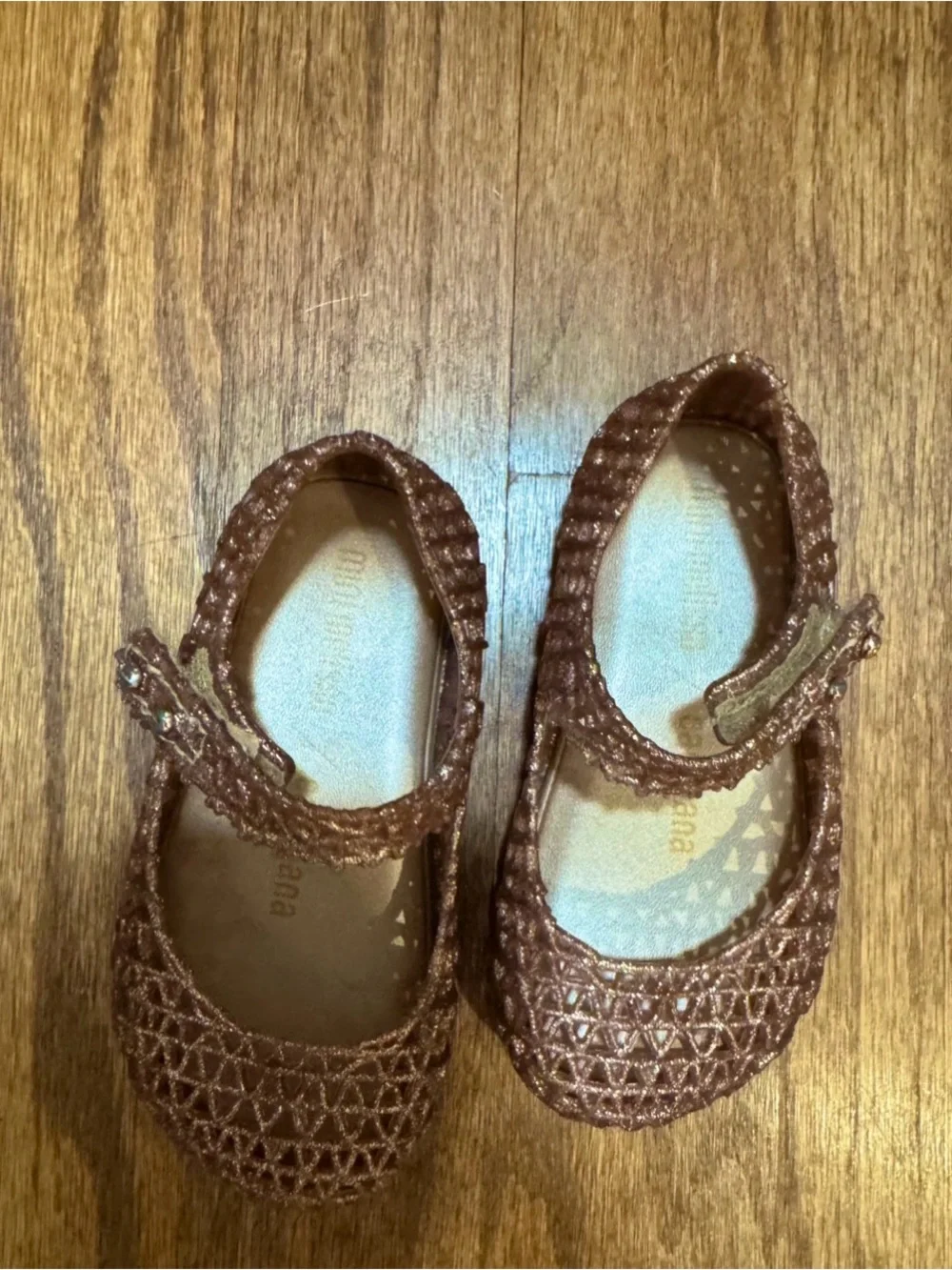 Mini Melissa toddler shoes Woven Mary Jane Kids Shoes- good condition normal Wea